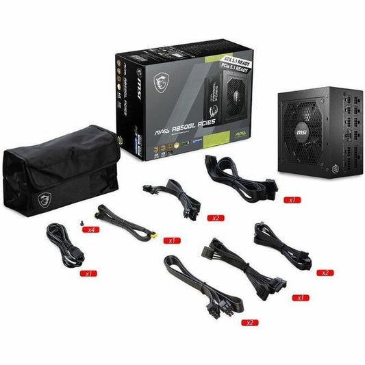 Main Image for MSI MAG A850GL PCIE5 850W Power Supply