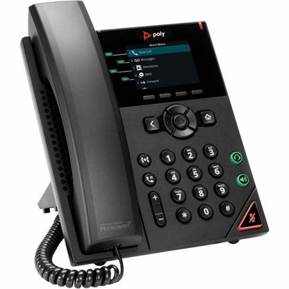 Alternate-Image1 Image for Poly VVX 250 IP Phone - Corded - Corded - Desktop, Wall Mountable - Black