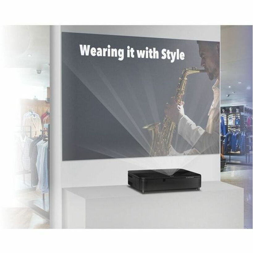 Alternate-Image3 Image for Epson PowerLite 815E Short Throw 3LCD Projector - 16:9 - Wall Mountable - Black