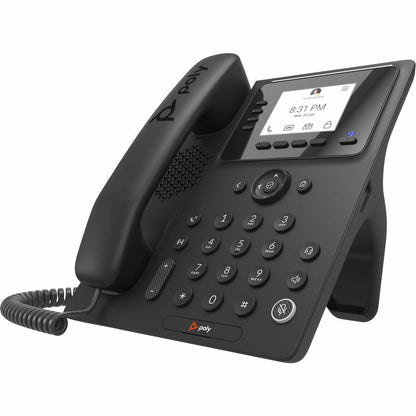 Alternate-Image2 Image for Poly CCX 350 IP Phone - Corded - Corded - Desktop, Wall Mountable - Black