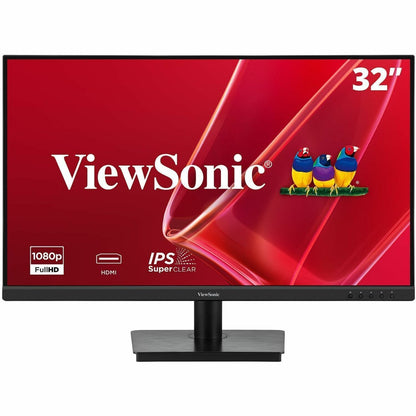 Main Image for ViewSonic VA3209M 32 Inch 1080p Monitor, IPS Display with Thin Bezels for Productive Office Setups, Built-in Speakers, Advanced Ergonomics, HDMI, and VGA Inputs