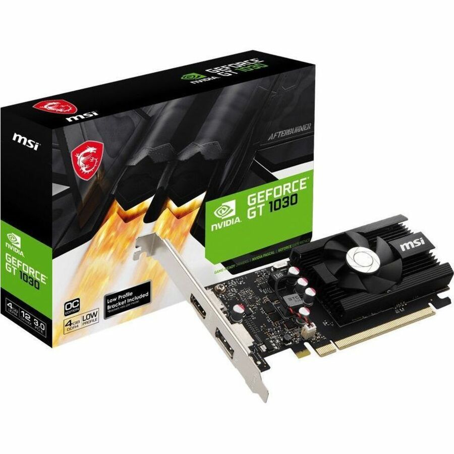 Alternate-Image5 Image for MSI NVIDIA GeForce GT 1030 Graphic Card - 4 GB DDR4 SDRAM - Low-profile