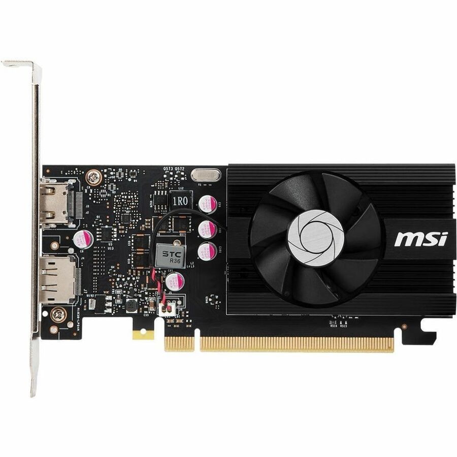 Alternate-Image1 Image for MSI NVIDIA GeForce GT 1030 Graphic Card - 4 GB DDR4 SDRAM - Low-profile