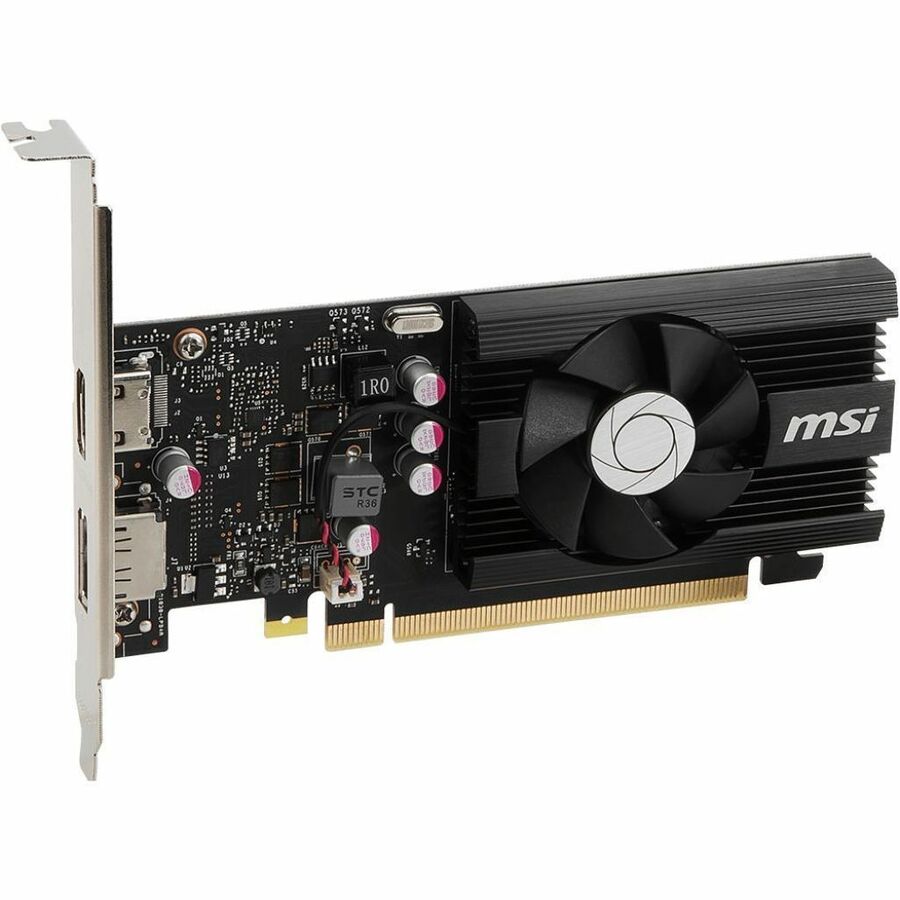 Alternate-Image2 Image for MSI NVIDIA GeForce GT 1030 Graphic Card - 4 GB DDR4 SDRAM - Low-profile