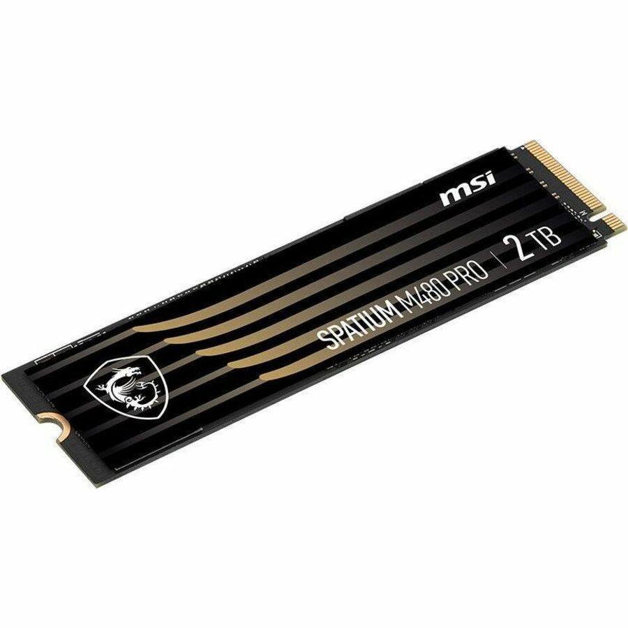 Alternate-Image3 Image for MSI SPATIUM M480 PRO 2 TB Solid State Drive - M.2 2280 Internal - PCI Express NVMe (PCI Express NVMe 4.0 x4)