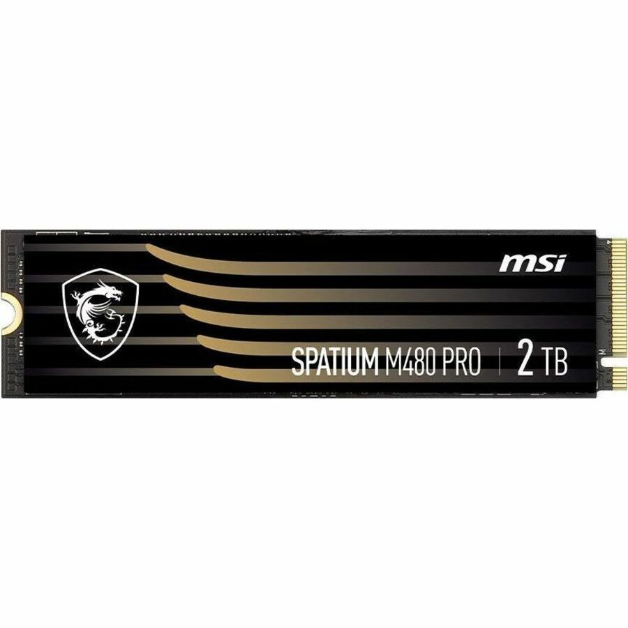 Alternate-Image2 Image for MSI SPATIUM M480 PRO 2 TB Solid State Drive - M.2 2280 Internal - PCI Express NVMe (PCI Express NVMe 4.0 x4)