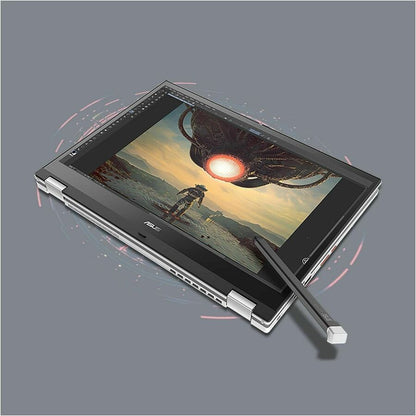 Alternate-Image3 Image for Asus Chromebook Vibe CX34 Flip CX3401 CX3401FBA-DH586T-S 14" Touchscreen Convertible 2 in 1 Chromebook - WUXGA - 144 Hz - Intel Core i5 12th Gen i5-1235U - 8 GB - 256 GB SSD - Pearl White