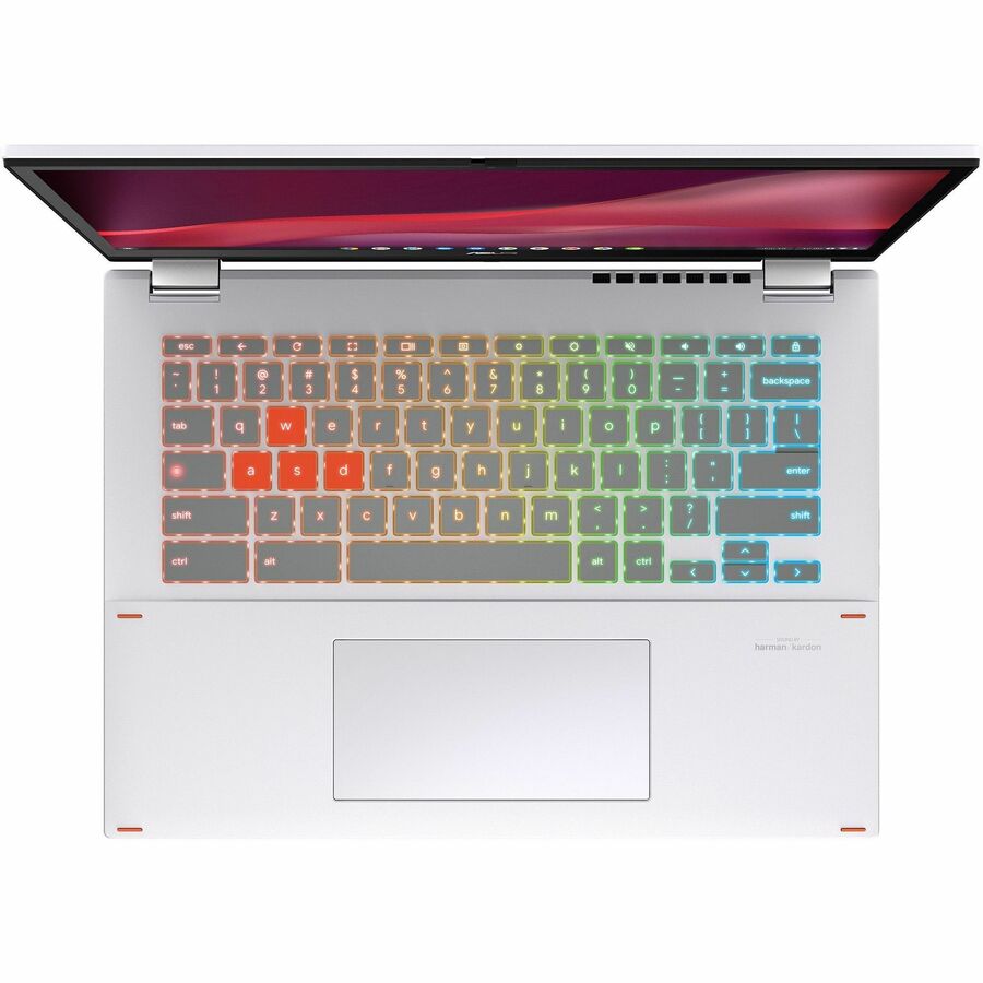 Alternate-Image8 Image for Asus Chromebook Vibe CX34 Flip CX3401 CX3401FBA-DH586T-S 14" Touchscreen Convertible 2 in 1 Chromebook - WUXGA - 144 Hz - Intel Core i5 12th Gen i5-1235U - 8 GB - 256 GB SSD - Pearl White