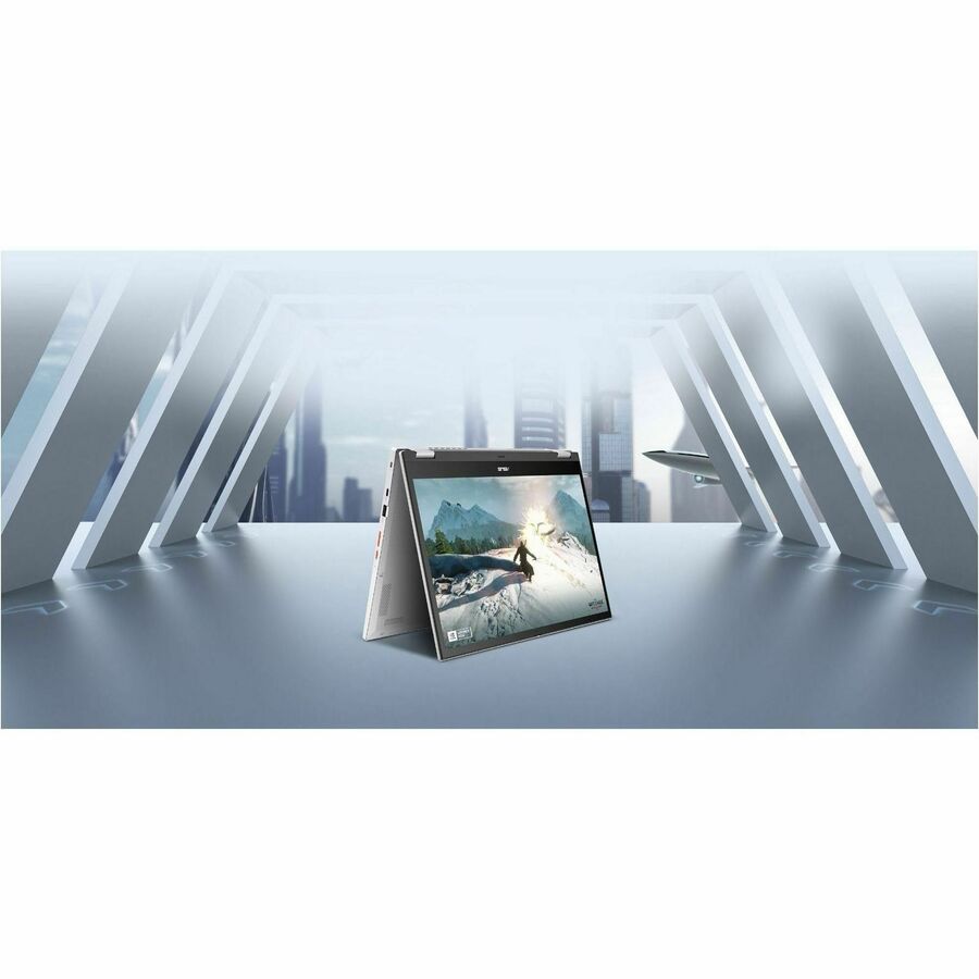 Alternate-Image7 Image for Asus Chromebook Vibe CX34 Flip CX3401 CX3401FBA-DH586T-S 14" Touchscreen Convertible 2 in 1 Chromebook - WUXGA - 144 Hz - Intel Core i5 12th Gen i5-1235U - 8 GB - 256 GB SSD - Pearl White