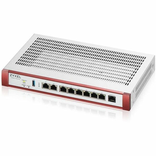 Main Image for ZYXEL USGFLEX200HP - High Speed UTM Cyber Security and VPN Firewall | Hardware Only | 1 PoE+ 30W Port | Nebula Cloud Option | 2 Multi-Gig 2.5G Ports