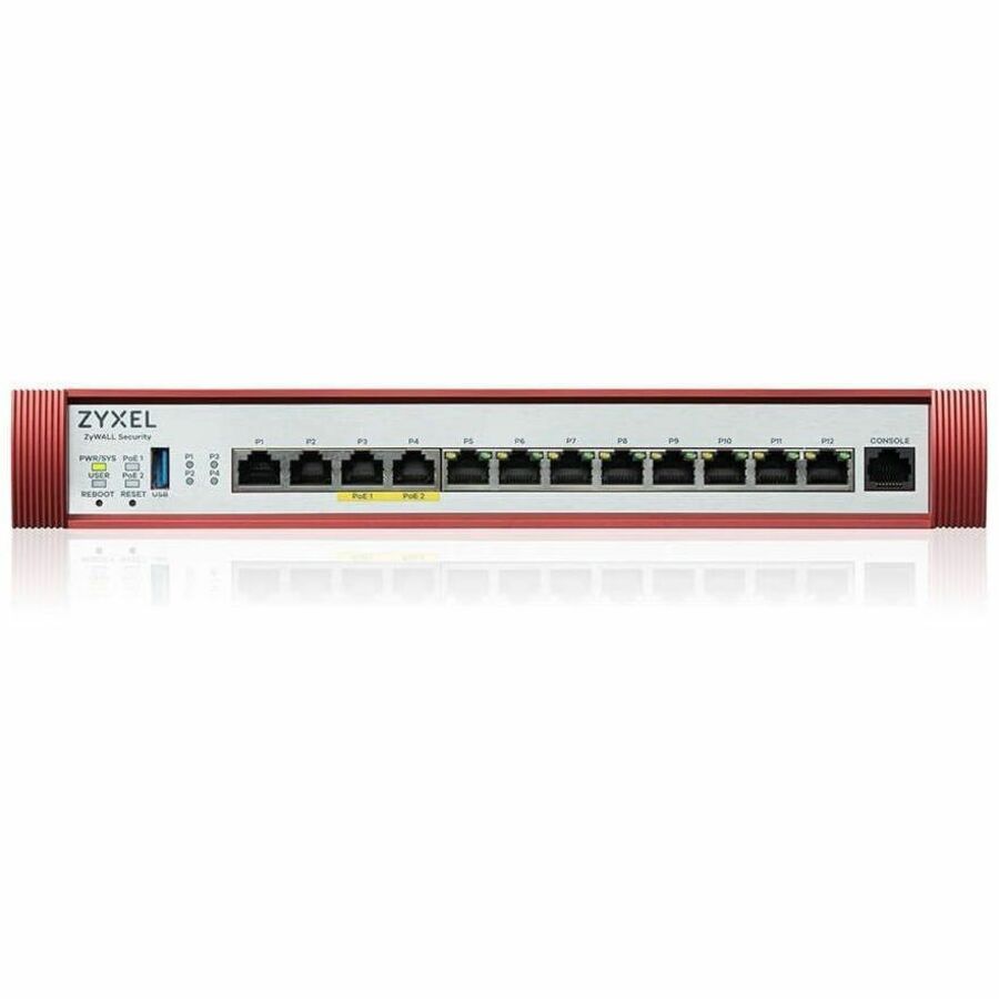 Alternate-Image1 Image for ZYXEL USGFLEX500H - High Speed UTM Cyber Security and VPN Firewall | Hardware Only | 2 PoE+ 30W Ports | Nebula Cloud Option | 4 Multi-Gig 2.5G Ports