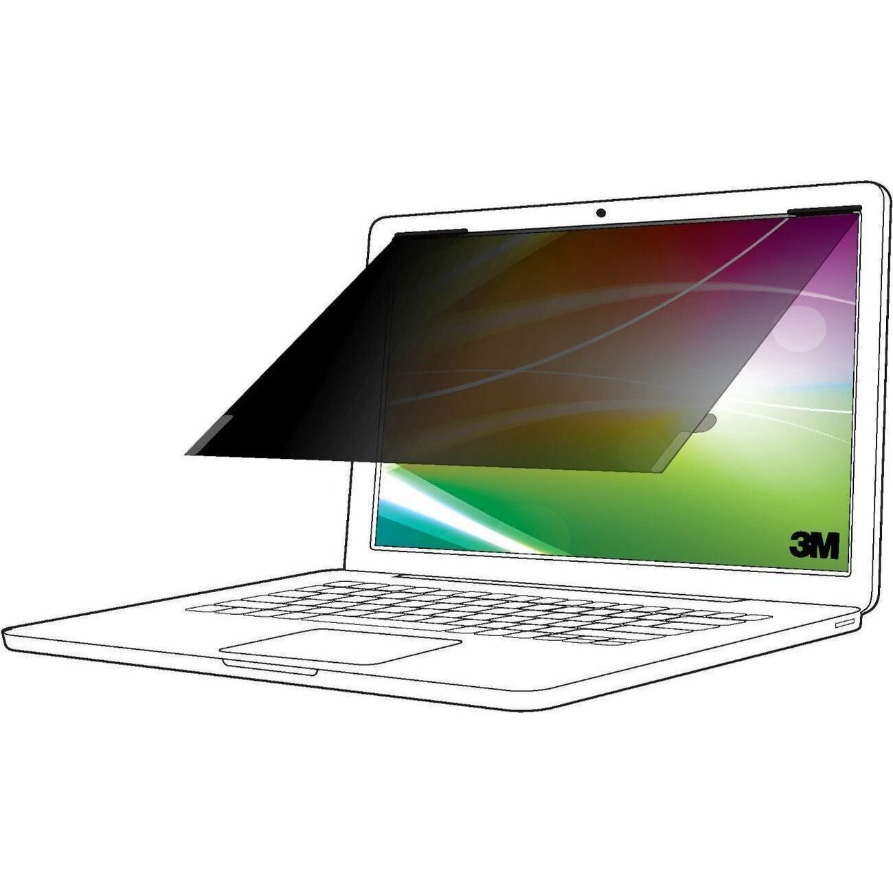 Main Image for 3M&trade; Bright Screen Privacy Filter for 17in Laptop, 16:10, BP170W1B