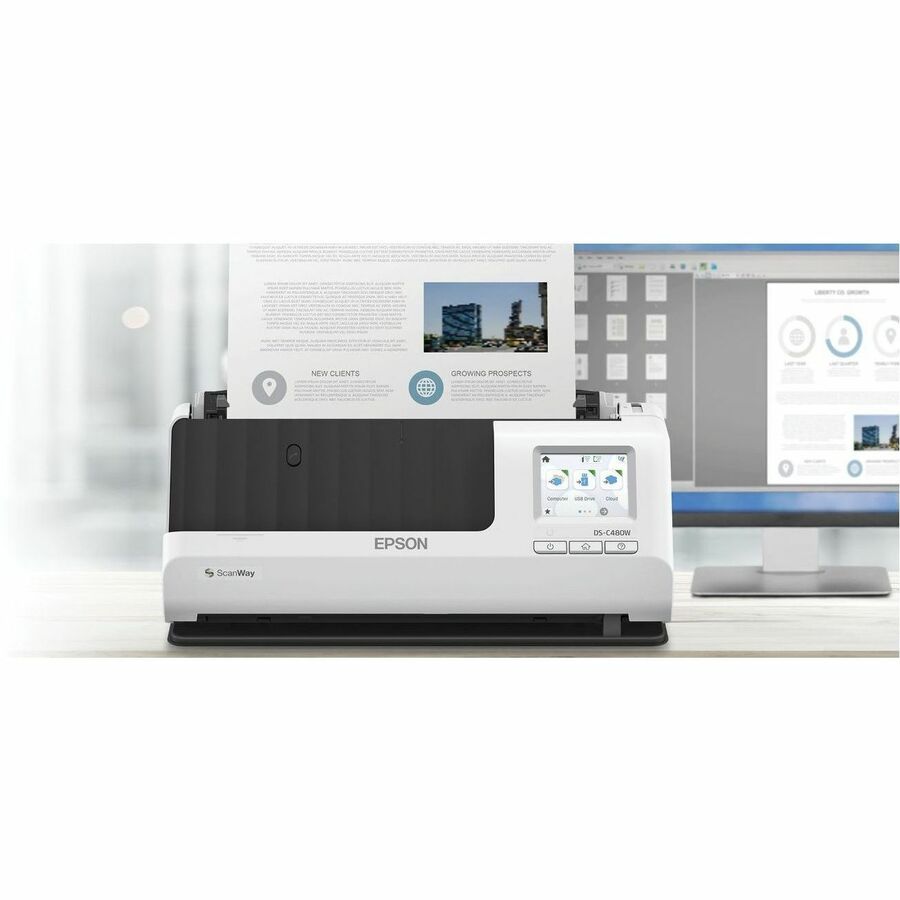 Alternate-Image10 Image for Epson DS-C480W Sheetfed Scanner - 600 dpi Optical