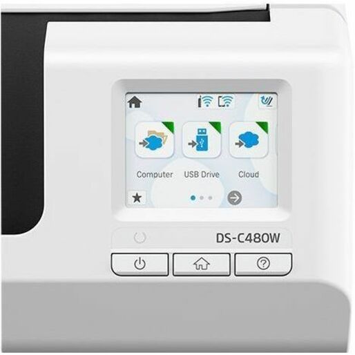 Alternate-Image2 Image for Epson DS-C480W Sheetfed Scanner - 600 dpi Optical