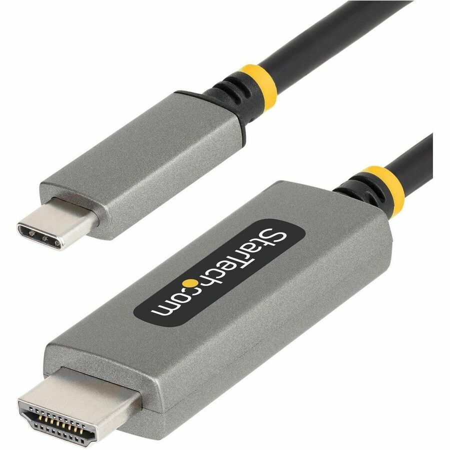 Alternate-Image5 Image for StarTech.com 6ft (2m) USB-C to HDMI Adapter Cable, 8K 60Hz, 4K 144Hz, HDR10, USB Type-C to HDMI 2.1 Converter, USB-C/USB4/TB3/4 Compatible