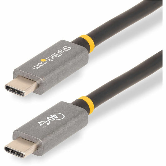Main Image for StarTech.com 3ft (1m) USB4 Cable, USB-IF Certified USB-C Cable, 40 Gbps, 100W, 8K 60Hz, Compatible w/Thunderbolt 4/3/USB 3.2, USB Type-C