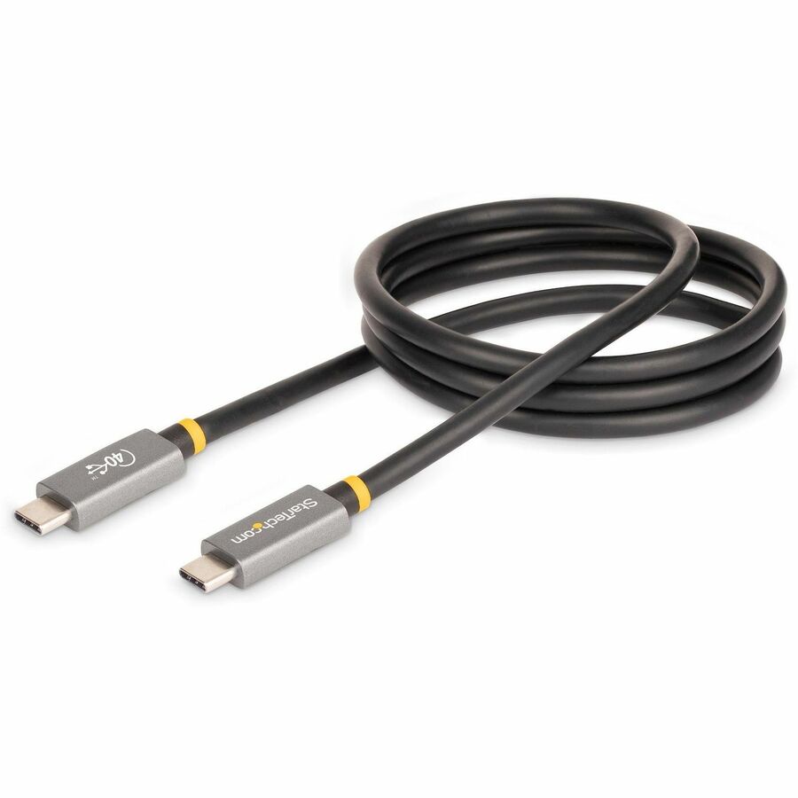 Alternate-Image5 Image for StarTech.com 3ft (1m) USB4 Cable, USB-IF Certified USB-C Cable, 40 Gbps, 100W, 8K 60Hz, Compatible w/Thunderbolt 4/3/USB 3.2, USB Type-C