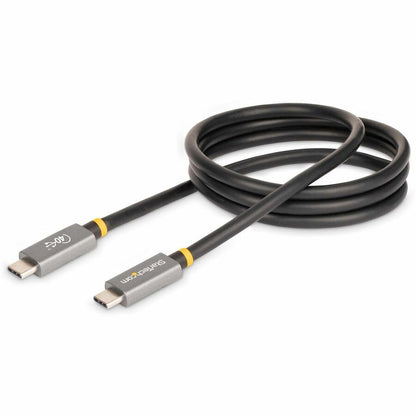 Alternate-Image5 Image for StarTech.com 3ft (1m) USB4 Cable, USB-IF Certified USB-C Cable, 40 Gbps, 100W, 8K 60Hz, Compatible w/Thunderbolt 4/3/USB 3.2, USB Type-C