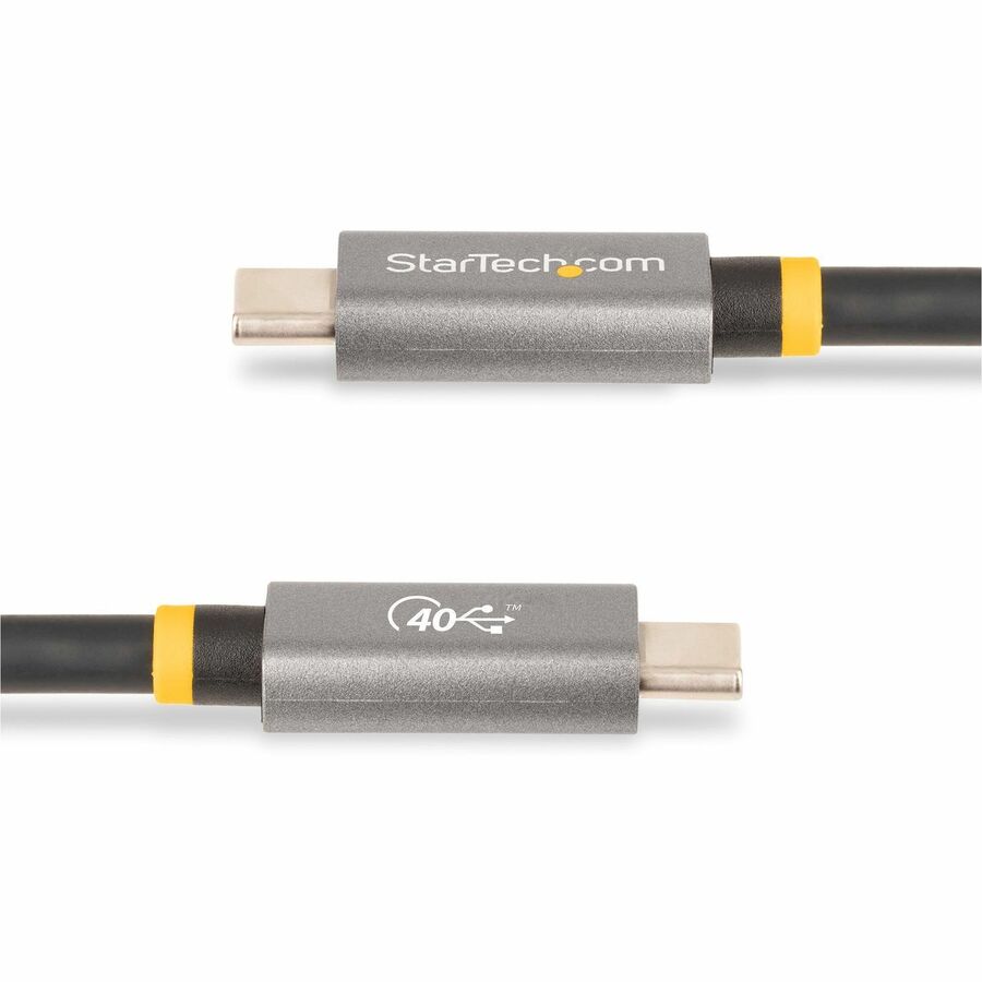 Alternate-Image3 Image for StarTech.com 3ft (1m) USB4 Cable, USB-IF Certified USB-C Cable, 40 Gbps, 100W, 8K 60Hz, Compatible w/Thunderbolt 4/3/USB 3.2, USB Type-C