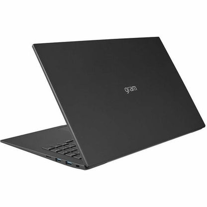 Rear Image for LG gram 15Z90R-Q.APB4U1 15.6" Notebook - Full HD - 60 Hz - Intel Core i5 13th Gen i5-1350P - vPro Technology - 16 GB - 256 GB PCI Express NVMe 4.0 SSD - Obsidian Black