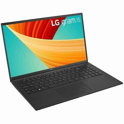 Alternate-Image1 Image for LG gram 15Z90R-Q.APB4U1 15.6" Notebook - Full HD - 60 Hz - Intel Core i5 13th Gen i5-1350P - vPro Technology - 16 GB - 256 GB PCI Express NVMe 4.0 SSD - Obsidian Black