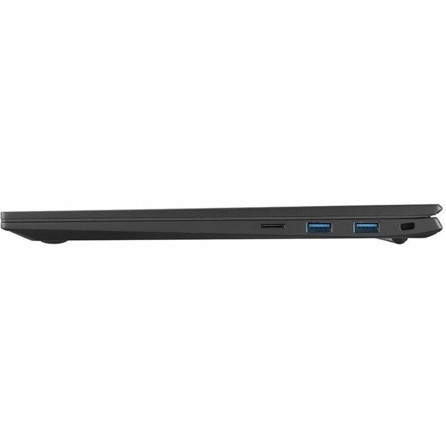 Left Image for LG gram 15Z90R-Q.APB4U1 15.6" Notebook - Full HD - 60 Hz - Intel Core i5 13th Gen i5-1350P - vPro Technology - 16 GB - 256 GB PCI Express NVMe 4.0 SSD - Obsidian Black