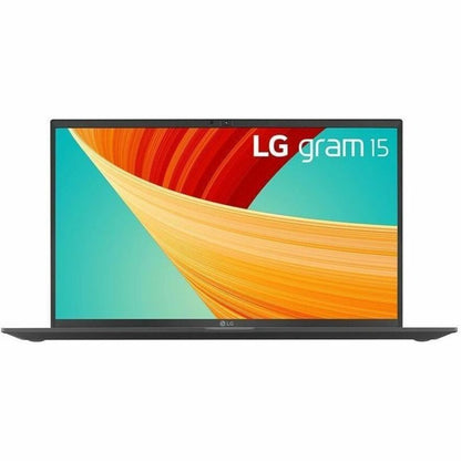 Front Image for LG gram 15Z90R-Q.APB4U1 15.6" Notebook - Full HD - 60 Hz - Intel Core i5 13th Gen i5-1350P - vPro Technology - 16 GB - 256 GB PCI Express NVMe 4.0 SSD - Obsidian Black