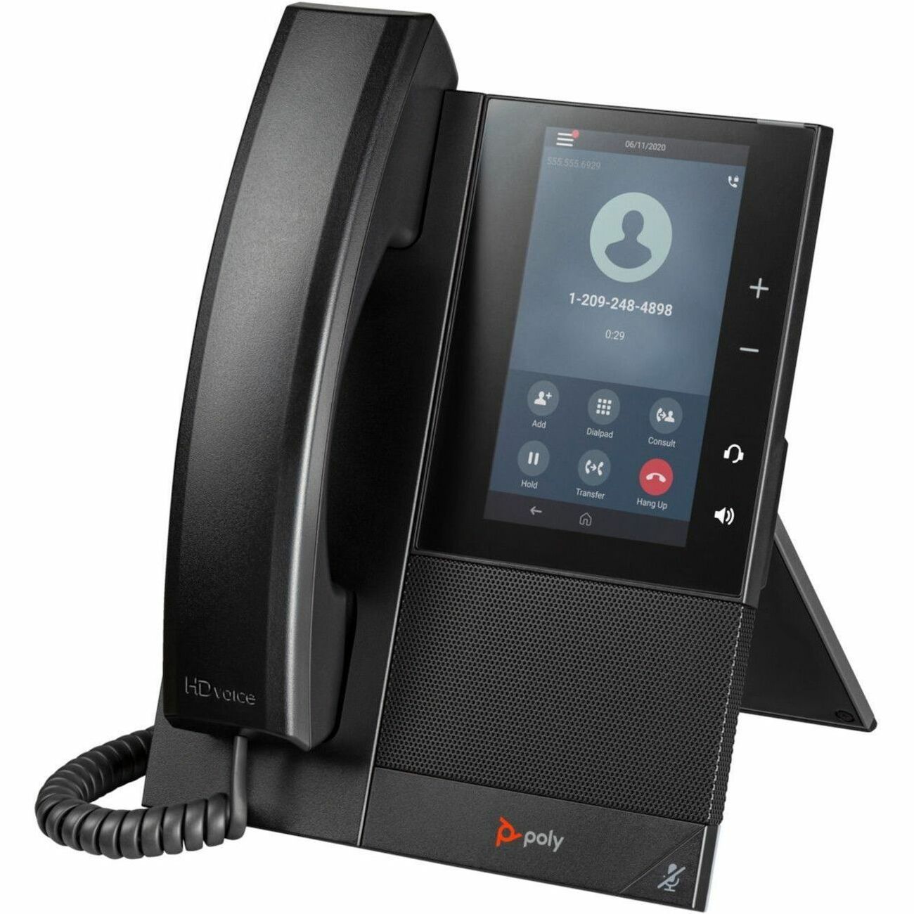Main Image for Poly CCX 505 IP Phone - Corded - Corded/Cordless - Bluetooth, Wi-Fi - Desktop, Wall Mountable - Black