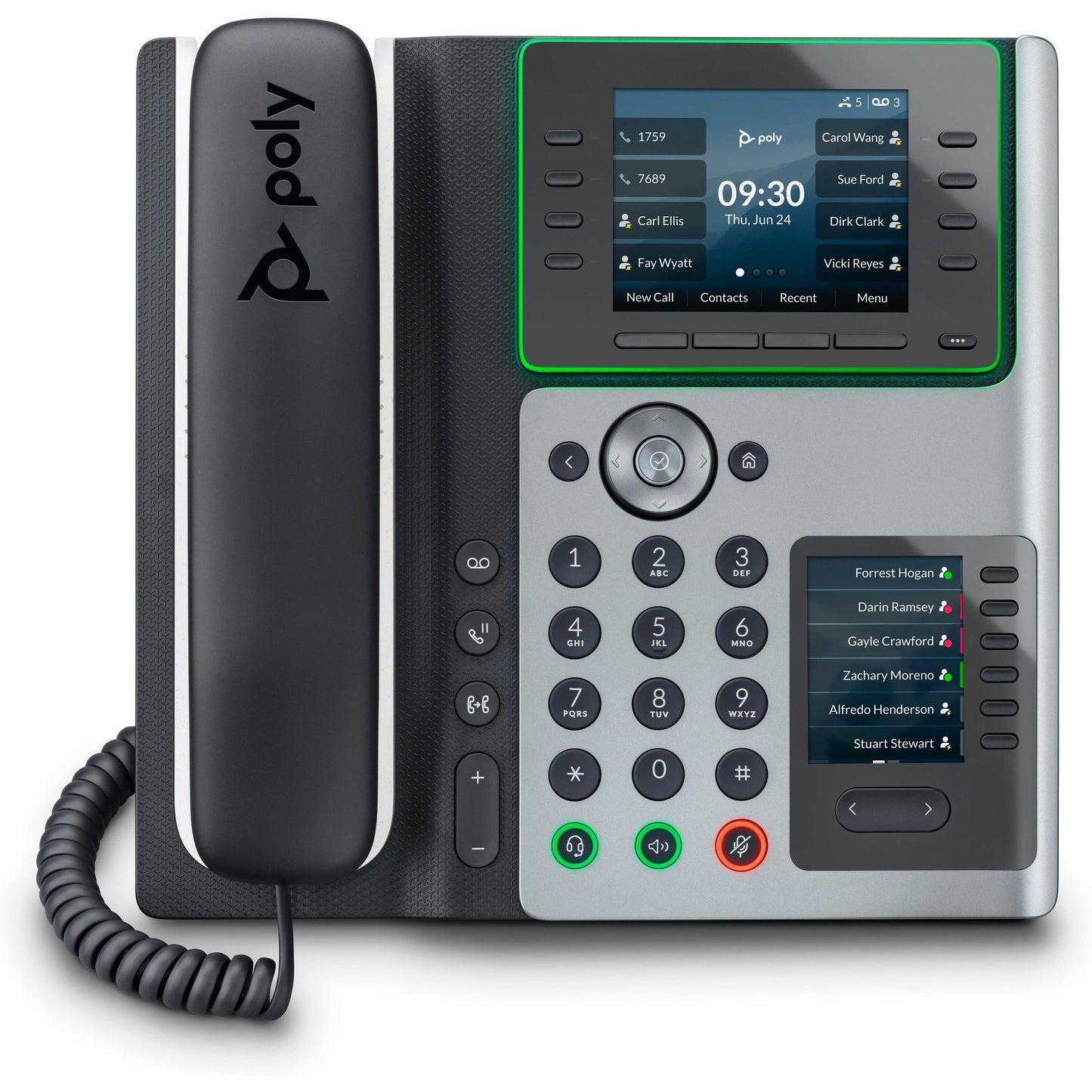 Main Image for Poly Edge IP Phone - Corded - Corded - Desktop - Black - TAA Compliant