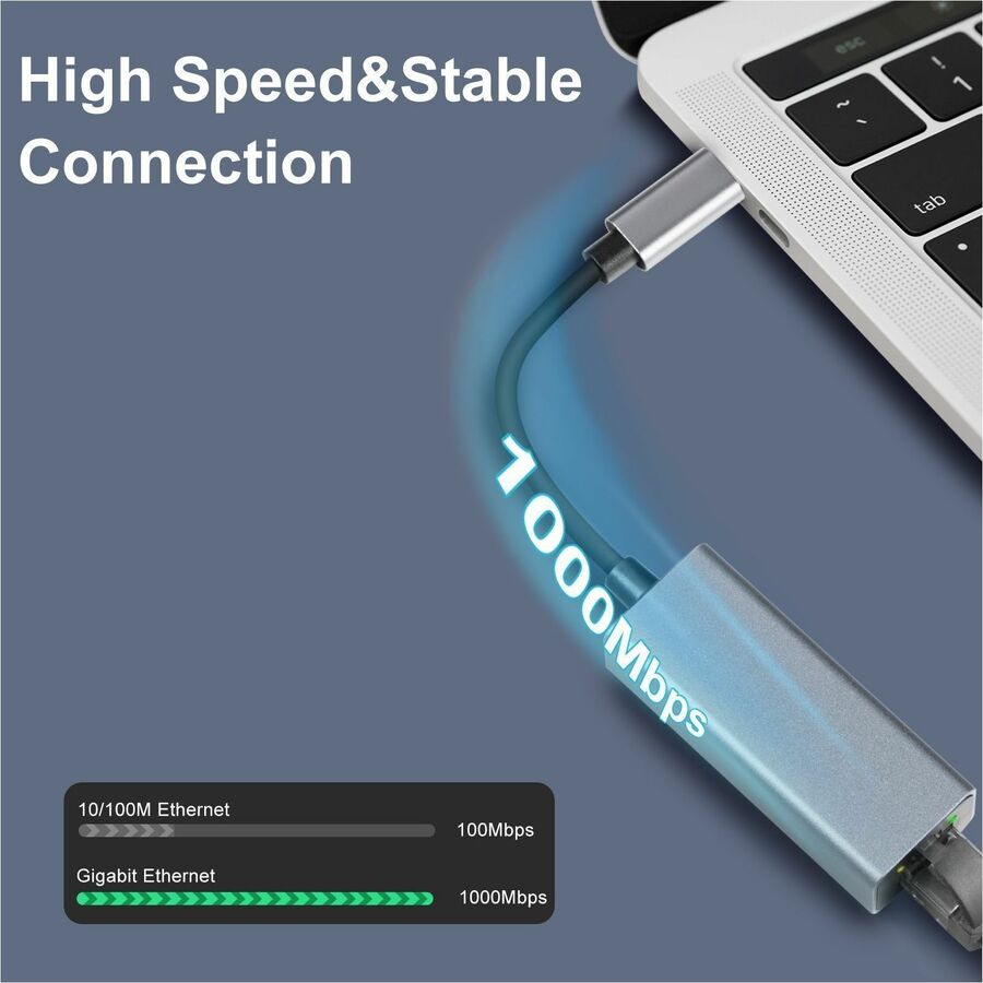 Alternate-Image4 Image for Adesso USB-C to Ethernet Network Adapter (TAA Compliant)