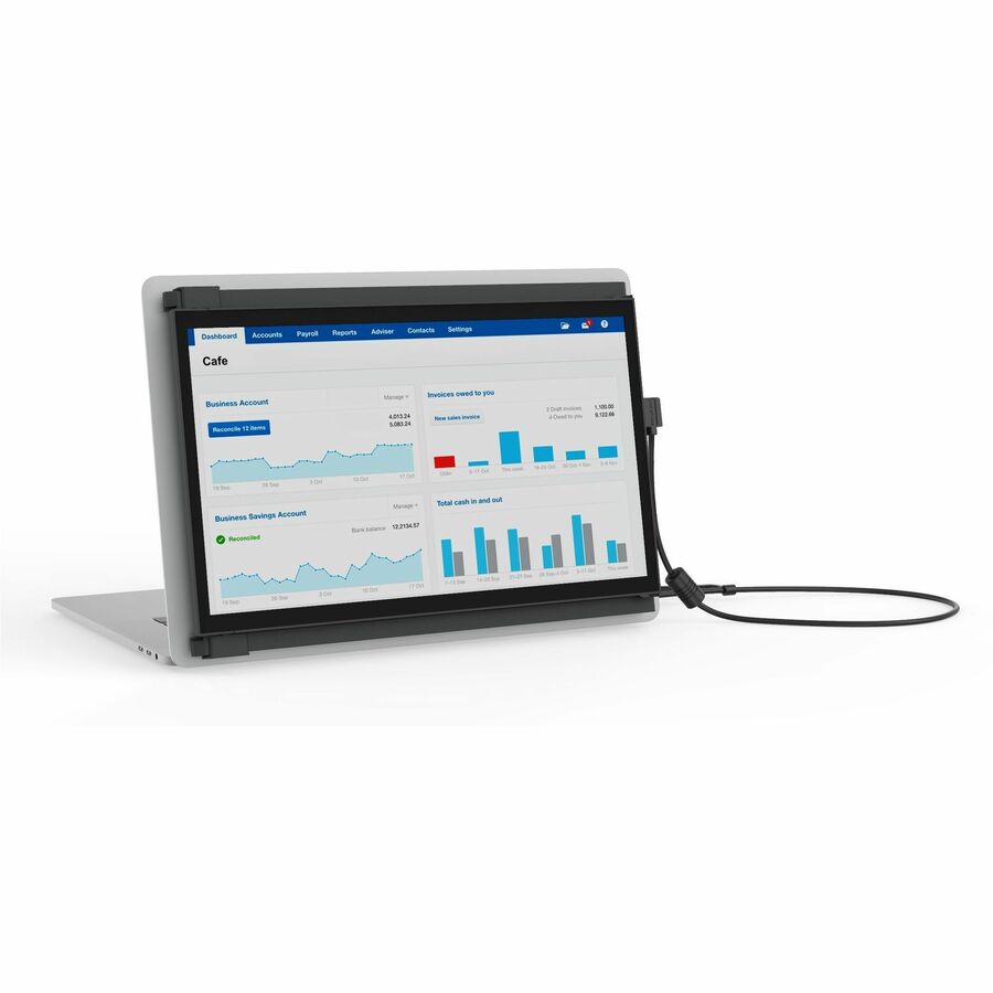 Alternate-Image2 Image for Mobile Pixels DUEX Plus 101-1006P04 13" Class LCD Monitor - Black