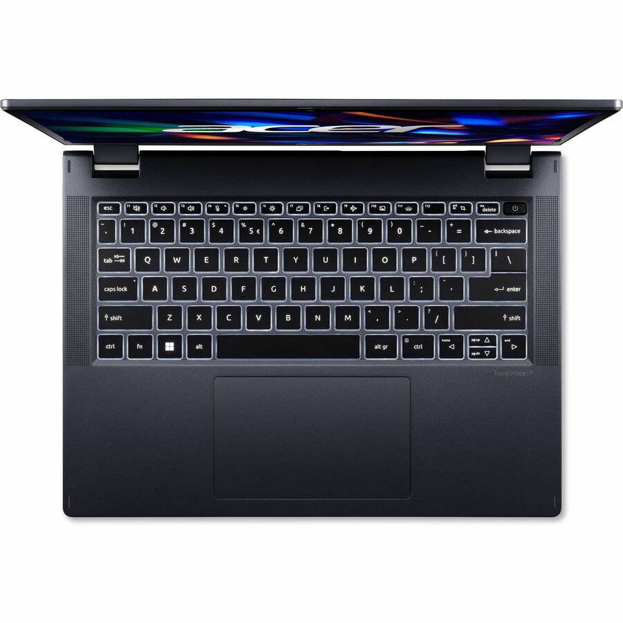 Alternate-Image1 Image for Acer TravelMate P4 14 P414-53 TMP414-53-50JC 14" Notebook - WUXGA - 60 Hz - Intel Core i5 13th Gen i5-1345U - 16 GB - 512 GB SSD - English (US) Keyboard - Blue