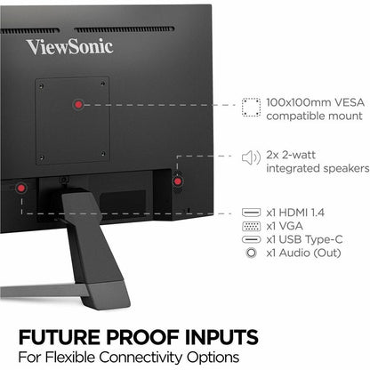 Alternate-Image9 Image for ViewSonic VX2467U 24" Class Full HD LED Monitor - 16:9 - Black