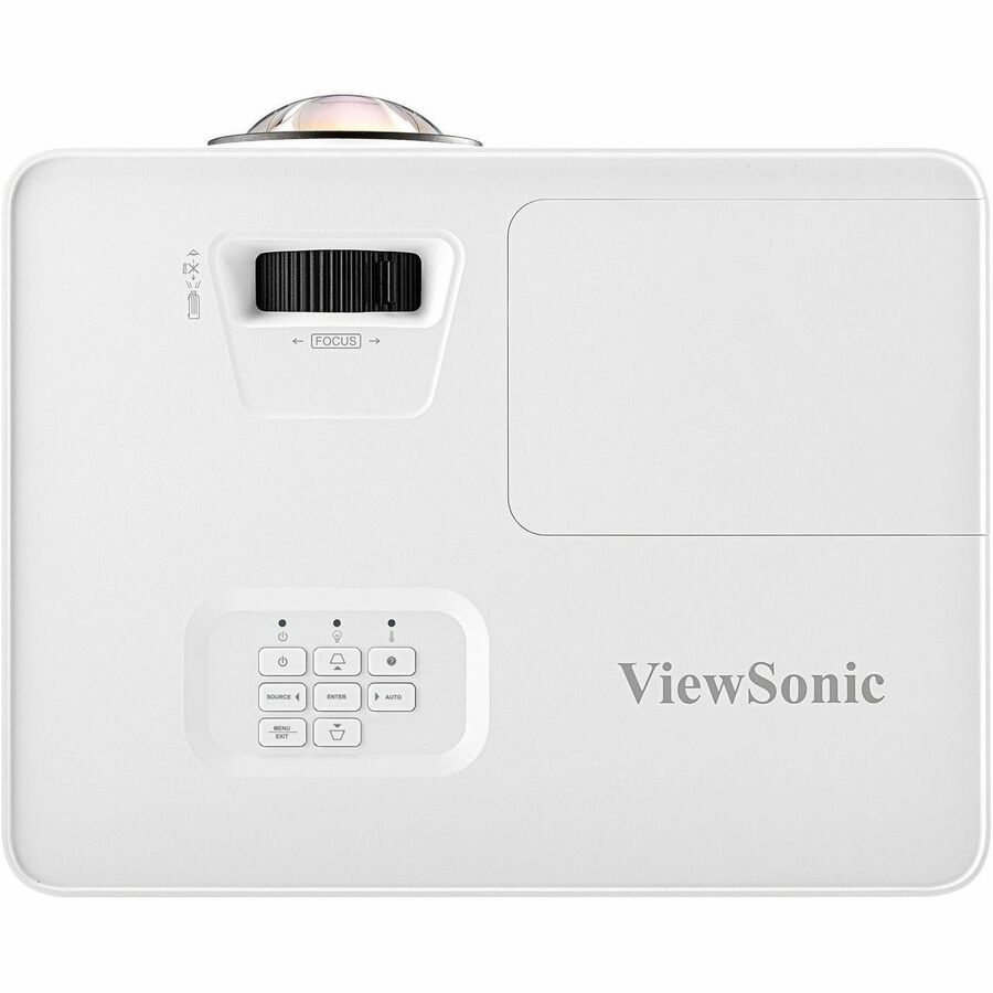 Top Image for ViewSonic PS502W 4000 Lumens WXGA Short Throw Projector, High Brightness for Business and Education, Easy Widescreen Setup, Dual HDMI, and USB-A Connectivity Inputs