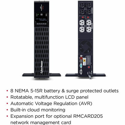 Alternate-Image3 Image for CyberPower PR1000RT2UC Smart App Sinewave UPS Systems