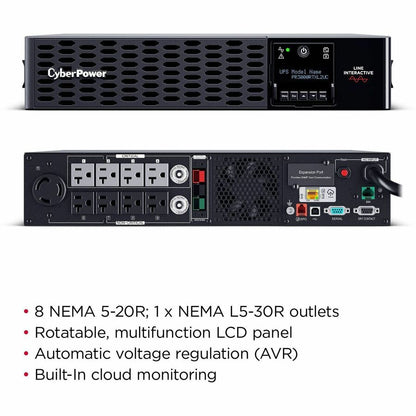 Alternate-Image5 Image for CyberPower PR3000RTXL2UC Smart App Sinewave UPS Systems