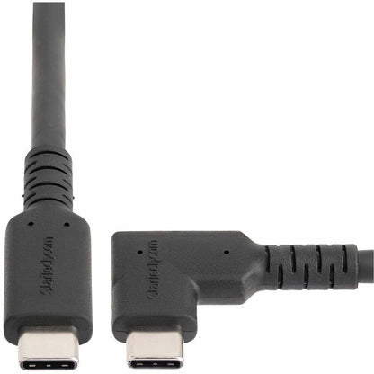 Alternate-Image4 Image for StarTech 6.6ft (2m) USB-C Cable, Right-Angled, USB 5Gbps, 100W (5A) PD, 4K 60Hz DP Alt Mode, Rugged USB C Cord, Thunderbolt Compatible