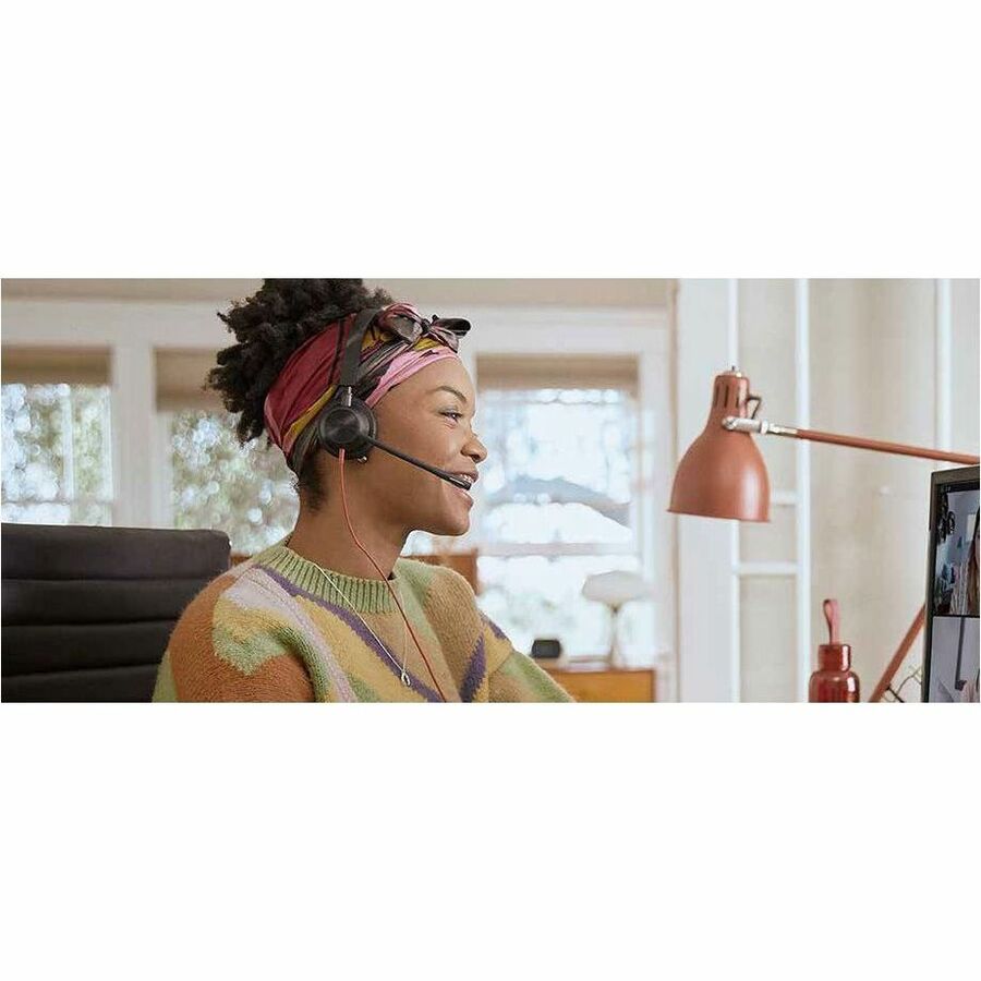 Life-Style Image for Poly Blackwire 3220 Stereo Headset +USB-C/A Adapter TAA