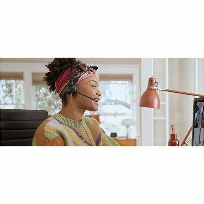 Life-Style Image for Poly Blackwire 3220 Stereo Headset +USB-C/A Adapter TAA