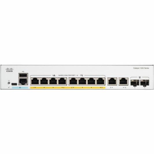 Main Image for Cisco Catalyst C1200-8P-E-2G Ethernet Switch