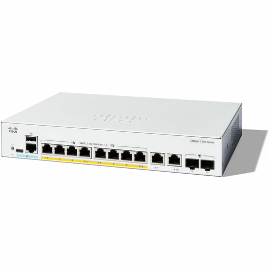 Main Image for Cisco Catalyst C1300-8P-E-2G Ethernet Switch