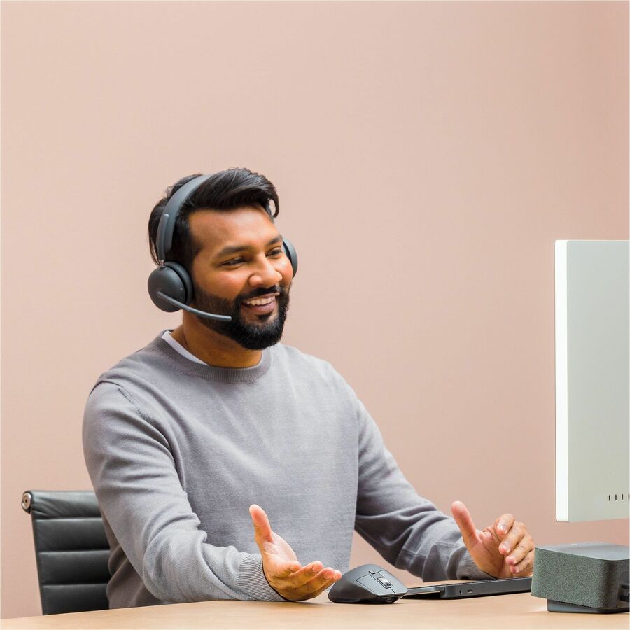 Life-Style Image for Logitech Zone Wireless 2 Headset, UC, USB-C Receiver with USB-A Adapter
