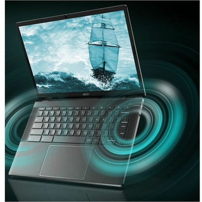 Alternate-Image3 Image for Acer Chromebook Plus 514 CBE574-1T-R8T7 14" Touchscreen Chromebook - WUXGA - 60 Hz - AMD Ryzen 3 7320C - 8 GB - 256 GB SSD - English (US) Keyboard - Iron