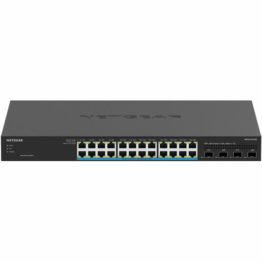 Main Image for Netgear 24-Port Multi-Gigabit (2.5G) Ethernet Ultra60 PoE++ Smart Switch with 4 SFP+ Ports