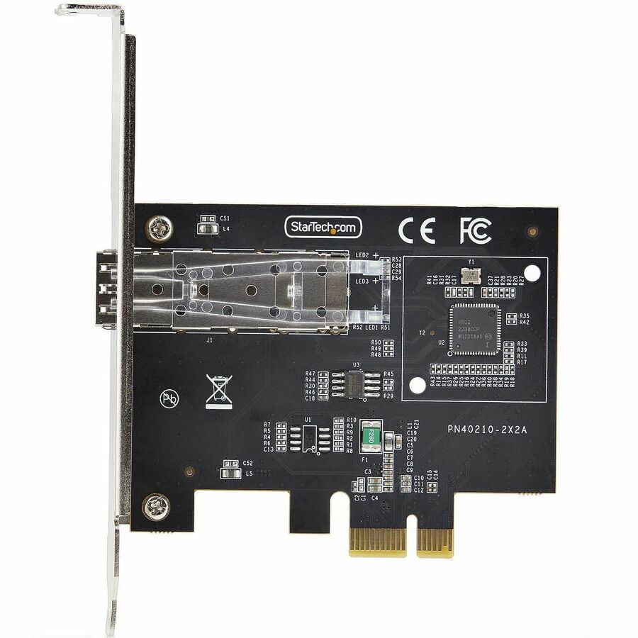 Alternate-Image6 Image for StarTech 1-Port GbE SFP Network Card, PCIe 2.1 x1, Intel I210-IS 1GbE Controller, 1000BASE Copper/Fiber Optic, Gigabit Ethernet NIC