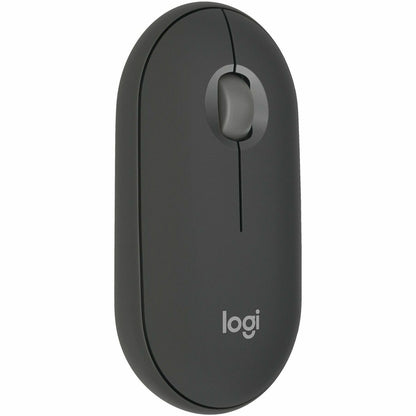 Main Image for Logitech Pebble Mouse 2 M350s Slim Bluetooth Wireless Mouse, Portable, Customizable Button, Quiet Clicks - Tonal Graphite
