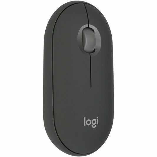 Main Image for Logitech Pebble Mouse 2 M350s Slim Bluetooth Wireless Mouse, Portable, Customizable Button, Quiet Clicks - Tonal Graphite