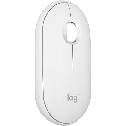 Main Image for Logitech Pebble Mouse 2 M350s Slim Bluetooth Wireless Mouse, Portable, Customizable Button, Quiet Clicks, Tonal White