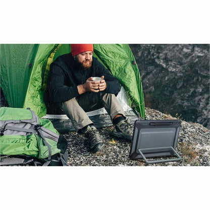 Life-Style Image for Samsung Rugged Carrying Case Samsung Galaxy Tab S9+ Tablet, Stylus - Black
