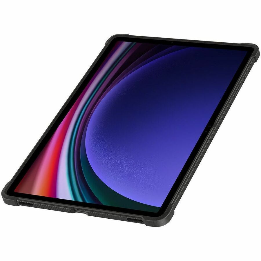 Top Image for Samsung Rugged Carrying Case Samsung Galaxy Tab S9+ Tablet, Stylus - Black